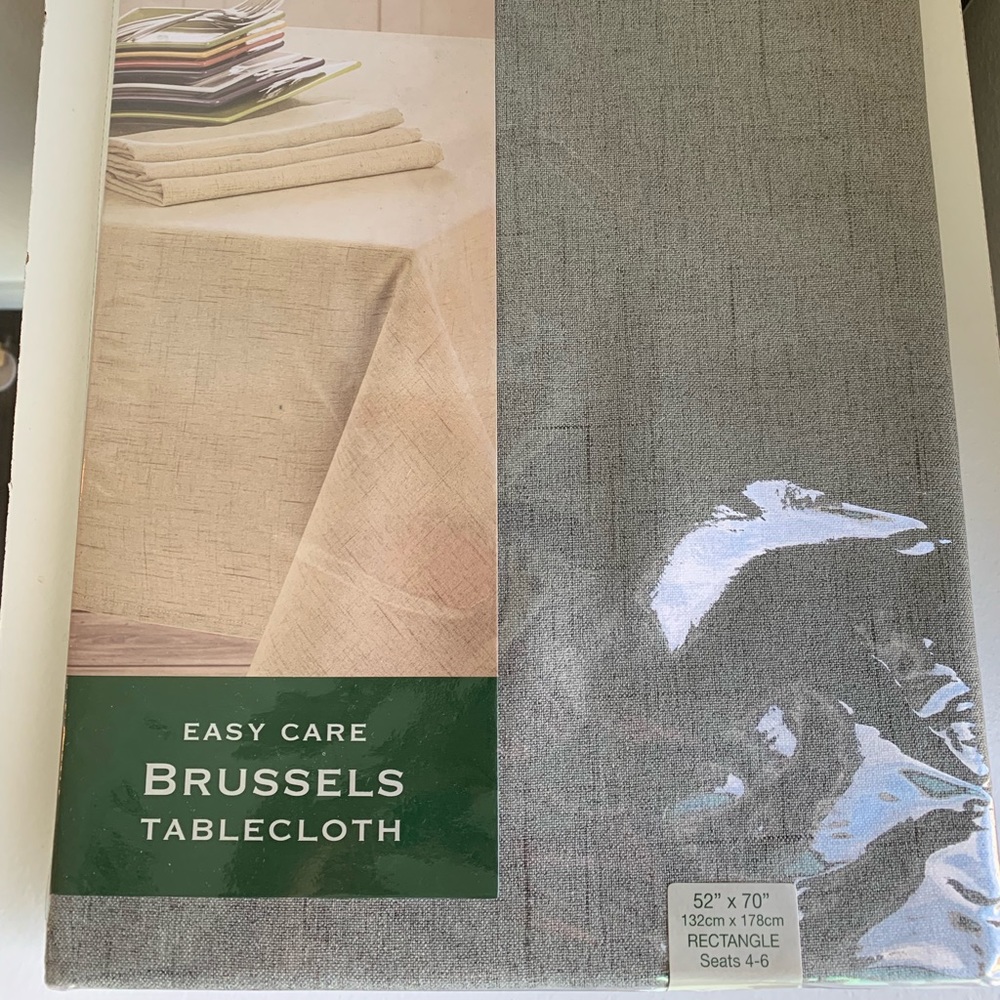Gray Tablecloth